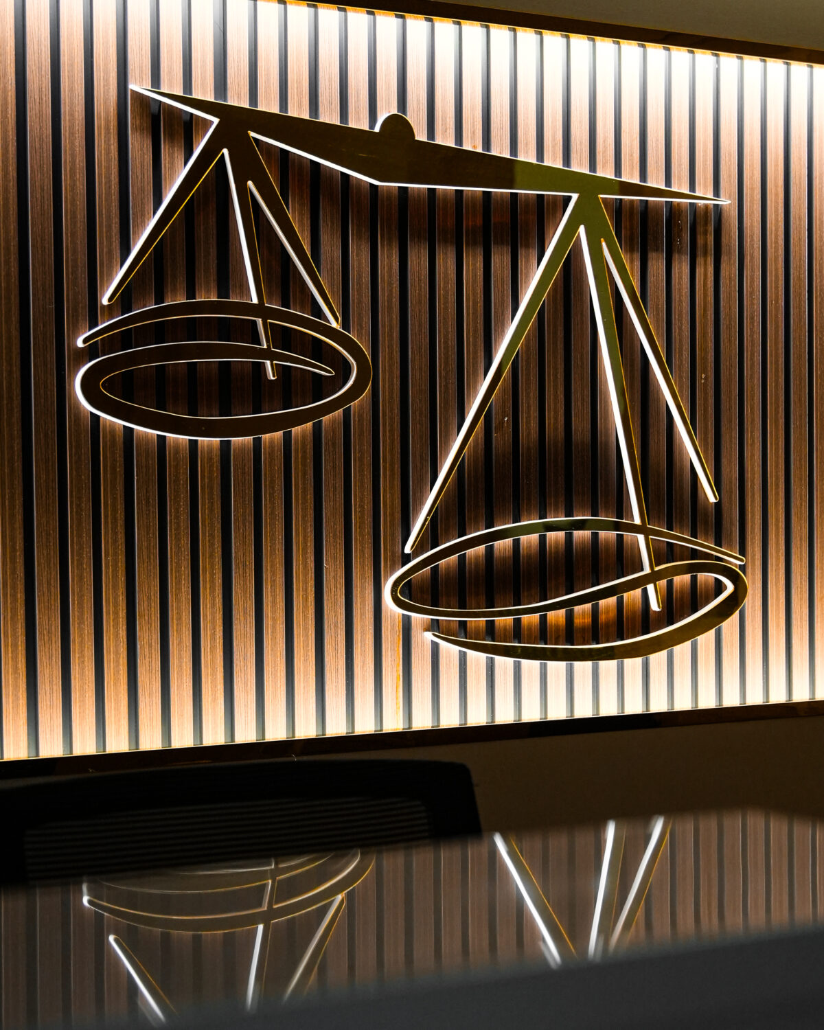 Portrait of Sheikha bint Nasser Al Mahrouqi in legal robes